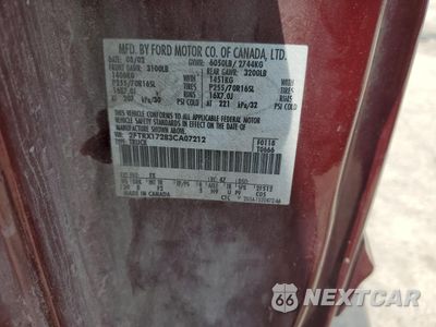 Zdjęcie 12 z 12 samochodu: 2003 FORD F150 VIN:2FTRX17283CA07212 - miniatura