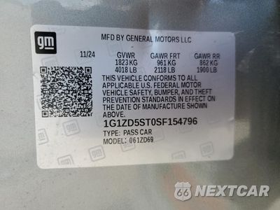 Zdjęcie 12 z 12 samochodu: 2025 CHEVROLET MALIBU LT VIN:1G1ZD5ST0SF154796 - miniatura