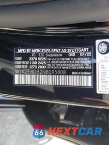 Zdjęcie 13 z 13 samochodu: 2022 MERCEDES-BENZ E 350 VIN:W1KZF8DB2NB095808 - miniatura