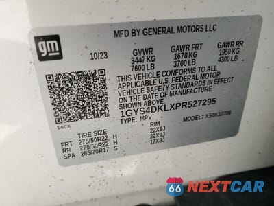 Zdjęcie 13 z 15 samochodu: 2023 CADILLAC ESCALADE PREMIUM LUXURY PLATINUM VIN:1GYS4DKLXPR527295 - miniatura