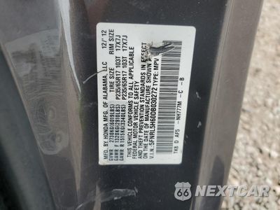 Zdjęcie 14 z 16 samochodu: 2013 HONDA ODYSSEY EXL VIN:5FNRL5H60DB030272 - miniatura