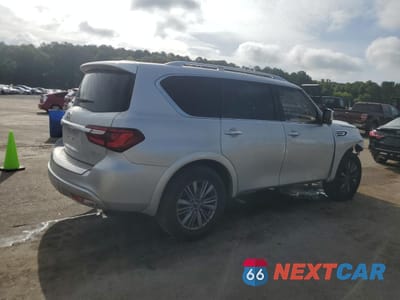 Trzecie zdjęcie samochodu z tyłu: 2018 INFINITI QX80 BASE VIN:JN8AZ2NF5J9663228 - miniatura
