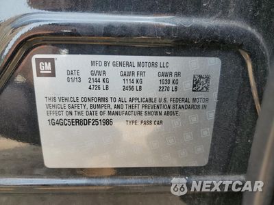 Zdjęcie 13 z 15 samochodu: 2013 BUICK LACROSSE VIN:1G4GC5ER8DF251986 - miniatura