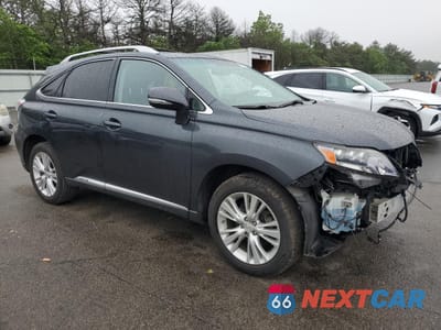 Czwarte zdjęcie samochodu z boku: 2010 LEXUS RX 450H VIN:JTJBC1BA7A2011091 - miniatura