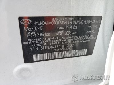 Zdjęcie 12 z 12 samochodu: 2017 HYUNDAI ELANTRA SE VIN:5NPD84LF0HH199325 - miniatura