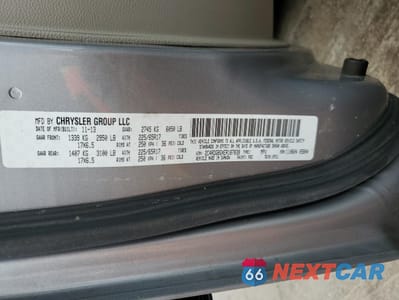 Zdjęcie 13 z 15 samochodu: 2014 DODGE GRAND CARAVAN SE VIN:2C4RDGBGXER187839 - miniatura
