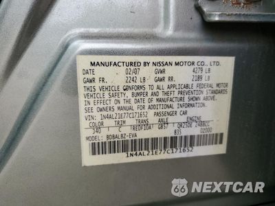 Zdjęcie 12 z 12 samochodu: 2011 NISSAN ALTIMA 2.5 VIN:1N4AL21E77C171652 - miniatura