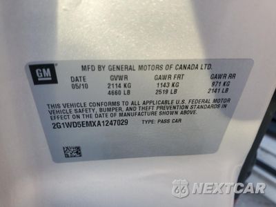 Zdjęcie 12 z 12 samochodu: 2010 CHEVROLET IMPALA POLICE VIN:2G1WD5EMXA1247029 - miniatura