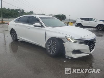 Czwarte zdjęcie samochodu z boku: 2022 HONDA ACCORD EXL VIN:1HGCV1F58NA050686 - miniatura