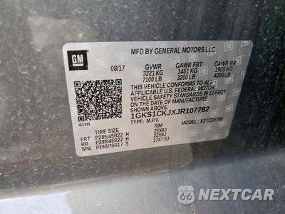 Zdjęcie 13 z 14 samochodu: 2018 GMC YUKON DENALI VIN:1GKS1CKJXJR107782 - miniatura