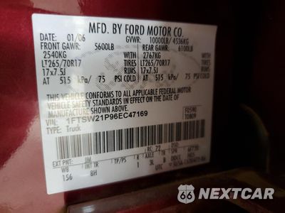 Zdjęcie 12 z 12 samochodu: 2006 FORD F250 SUPER DUTY VIN:1FTSW21P96EC47169 - miniatura