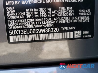 Zdjęcie 13 z 13 samochodu: 2025 BMW X5 SDRIVE 40I VIN:5UX13EU06S9W38320 - miniatura