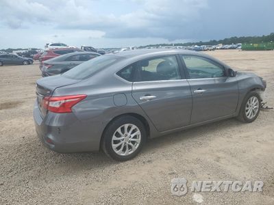 Trzecie zdjęcie samochodu z tyłu: 2019 NISSAN SENTRA S VIN:3N1AB7AP9KL628408 - miniatura