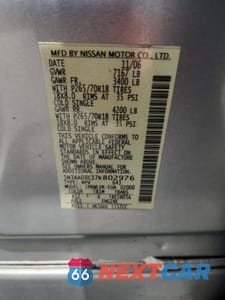 Zdjęcie 13 z 13 samochodu: 2007 INFINITI QX56 VIN:5N3AA08C17N802976 - miniatura