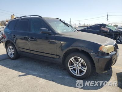 Czwarte zdjęcie samochodu z boku: 2006 BMW X3 3.0I VIN:WBXPA93416WD30403 - miniatura