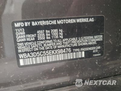 Zdjęcie 14 z 14 samochodu: 2014 BMW 328 D XDRIVE VIN:WBA3D5C55EKX98476 - miniatura