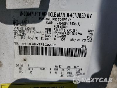 Zdjęcie 13 z 13 samochodu: 2015 FORD F450 SUPER DUTY VIN:1FDUF4GY1FEC92882 - miniatura