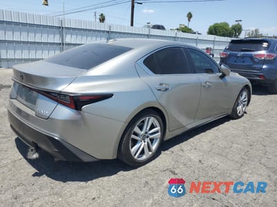 Trzecie zdjęcie samochodu z tyłu: 2021 LEXUS IS 300 VIN:JTHCA1D23M5111824 - miniatura