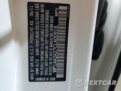 Zdjęcie 13 z 15 samochodu: 2012 PORSCHE CAYENNE VIN:WP1AA2A27CLA00916 - miniatura