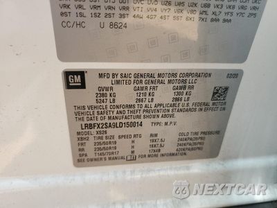 Zdjęcie 13 z 15 samochodu: 2020 BUICK ENVISION ESSENCE VIN:LRBFX2SA9LD150014 - miniatura
