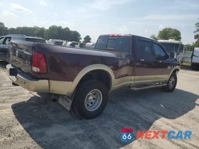 Trzecie zdjęcie samochodu z tyłu: 2012 DODGE RAM 3500 LONGHORN VIN:3C63DRKL2CG167142 - miniatura