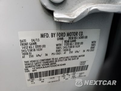 Zdjęcie 13 z 15 samochodu: 2013 FORD EXPLORER POLICE INTERCEPTOR VIN:1FM5K8AR7DGC63249 - miniatura