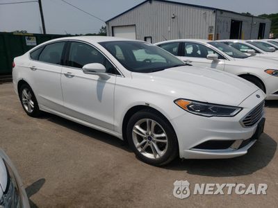Czwarte zdjęcie samochodu z boku: 2018 FORD FUSION SE HYBRID VIN:3FA6P0LU2JR129868 - miniatura