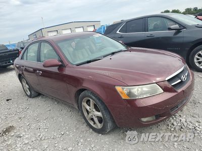 Czwarte zdjęcie samochodu z boku: 2007 HYUNDAI SONATA SE VIN:5NPEU46FX7H271853 - miniatura