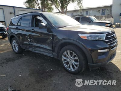 Czwarte zdjęcie samochodu z boku: 2021 FORD EXPLORER XLT VIN:1FMSK8DH4MGA40592 - miniatura