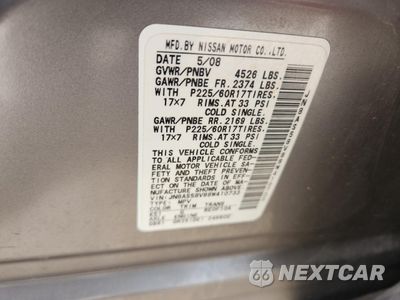 Zdjęcie 13 z 15 samochodu: 2008 NISSAN ROGUE S VIN:JN8AS58V88W410733 - miniatura