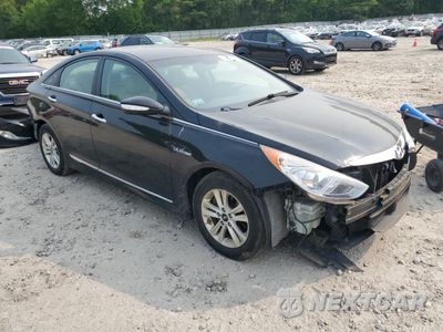 Czwarte zdjęcie samochodu z boku: 2012 HYUNDAI SONATA HYBRID VIN:KMHEC4A45CA041448 - miniatura