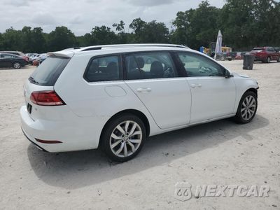 Trzecie zdjęcie samochodu z tyłu: 2018 VOLKSWAGEN GOLF SPORTWAGEN SEL VIN:3VWL17AU4JM767270 - miniatura