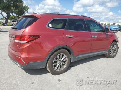 Trzecie zdjęcie samochodu z tyłu: 2017 HYUNDAI SANTA FE SE VIN:KM8SN4HF3HU189625 - miniatura