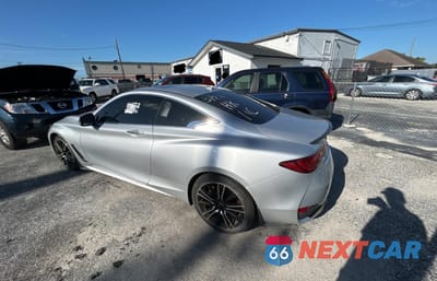 Trzecie zdjęcie samochodu z tyłu: 2018 INFINITI Q60 LUXE 300 VIN:JN1EV7EL8JM390460 - miniatura