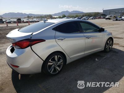 Trzecie zdjęcie samochodu z tyłu: 2014 HYUNDAI ELANTRA SE VIN:KMHDH4AE0EU142405 - miniatura
