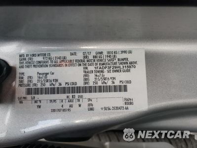 Zdjęcie 12 z 12 samochodu: 2017 FORD FOCUS SE VIN:1FADP3F29HL315970 - miniatura