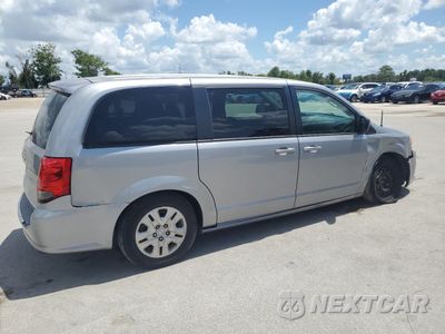 Trzecie zdjęcie samochodu z tyłu: 2018 DODGE GRAND CARAVAN SE VIN:2C4RDGBG6JR231538 - miniatura