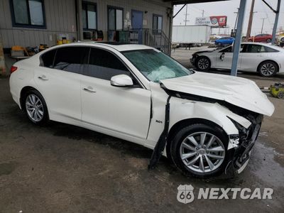 Czwarte zdjęcie samochodu z boku: 2017 INFINITI Q50 PREMIUM VIN:JN1EV7AP6HM742759 - miniatura