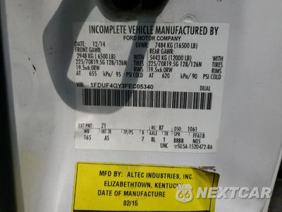 Zdjęcie 12 z 12 samochodu: 2015 FORD F450 SUPER DUTY VIN:1FDUF4GY3FEC05340 - miniatura