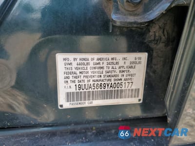 Zdjęcie 13 z 15 samochodu: 2000 ACURA 3.2TL VIN:19UUA5669YA005177 - miniatura