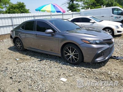 Czwarte zdjęcie samochodu z boku: 2021 TOYOTA CAMRY SE VIN:4T1G11AK8MU466836 - miniatura