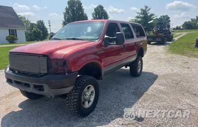 Drugie zdjęcie samochodu z przodu: 2003 FORD EXCURSION XLT VIN:1FMSU41P83EC48225 - miniatura