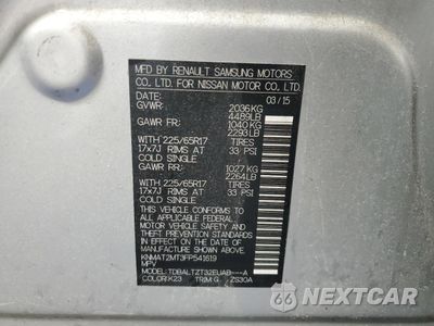 Zdjęcie 13 z 13 samochodu: 2015 NISSAN ROGUE S VIN:KNMAT2MT3FP541619 - miniatura