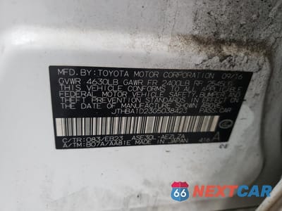 Zdjęcie 12 z 12 samochodu: 2016 LEXUS IS 200T VIN:JTHBA1D23G5038423 - miniatura