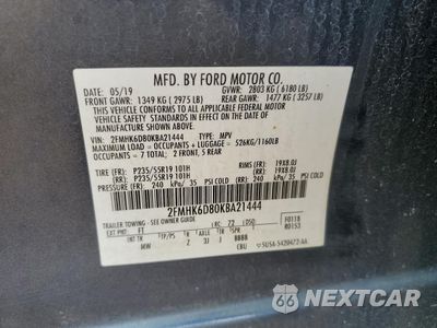 Zdjęcie 13 z 15 samochodu: 2019 FORD FLEX LIMITED VIN:2FMHK6D80KBA21444 - miniatura