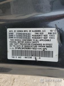 Zdjęcie 13 z 13 samochodu: 2013 HONDA ODYSSEY LX VIN:5FNRL5H29DB011653 - miniatura