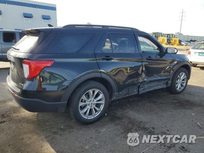 Trzecie zdjęcie samochodu z tyłu: 2021 FORD EXPLORER XLT VIN:1FMSK8DH4MGA40592 - miniatura