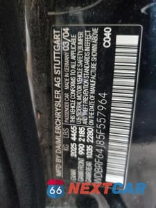Zdjęcie 13 z 13 samochodu: 2005 MERCEDES-BENZ C 320 VIN:WDBRF64J85F557964 - miniatura