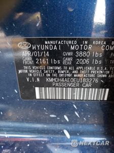 Zdjęcie 12 z 12 samochodu: 2014 HYUNDAI ELANTRA SE VIN:KMHDH4AE0EU183276 - miniatura