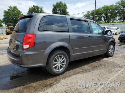 Trzecie zdjęcie samochodu z tyłu: 2014 DODGE GRAND CARAVAN SE VIN:2C4RDGBG4ER458958 - miniatura